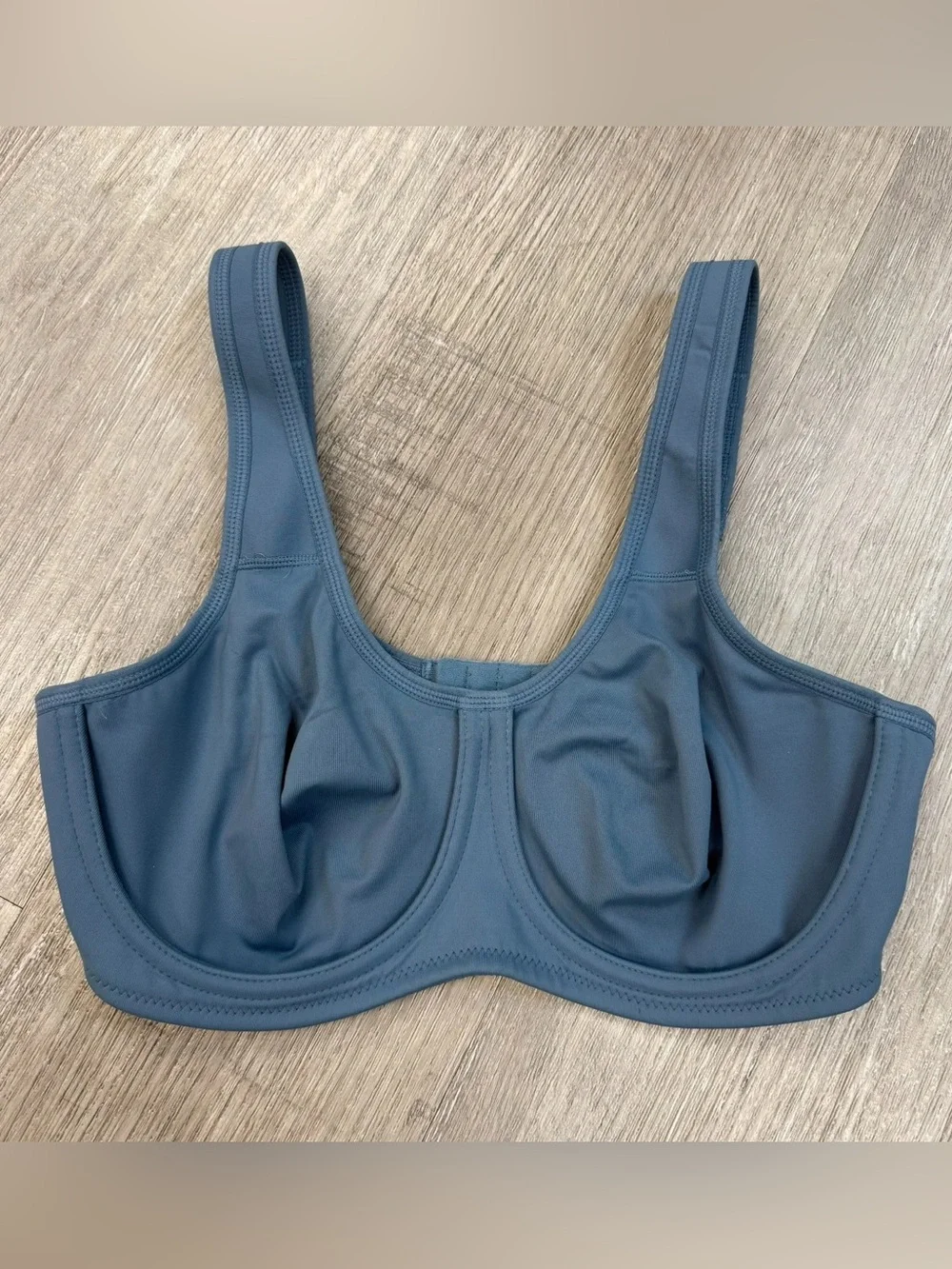 Wacoal Blue High Impact Underwire Sports Bra - Size 36C